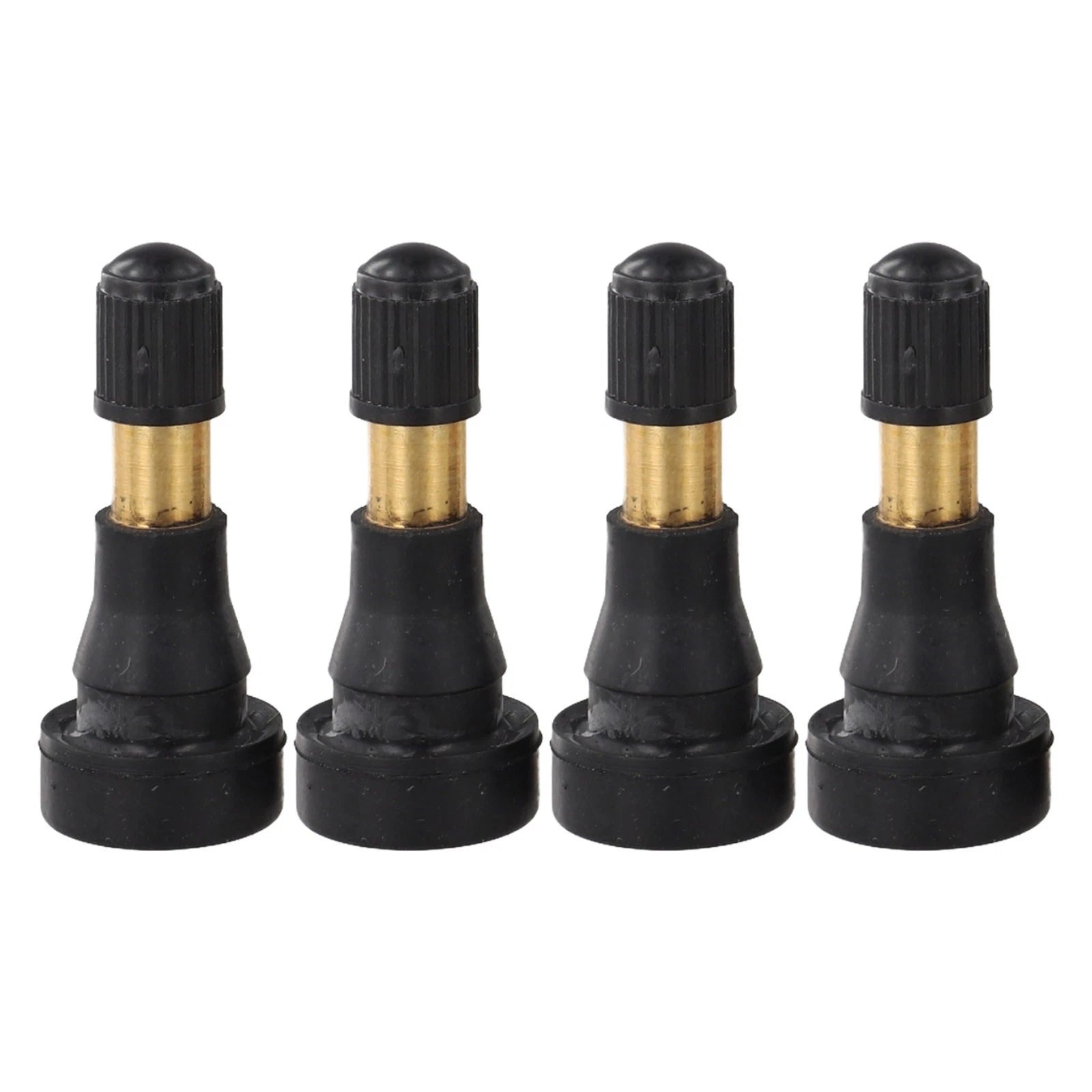 Tire Valve Stem for Tubeless Wheels 45 x 18.5mm Black + Gold