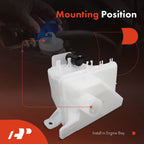 Windshield Washer Reservoir with Cap and Pump for Chevy Aveo (2009-2011)