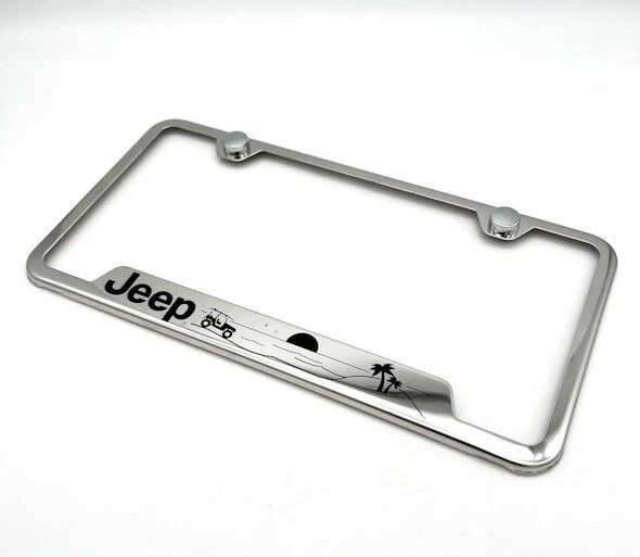 License Plate Frame Heavy Duty for Jeep Wrangler JK (2007–2018)