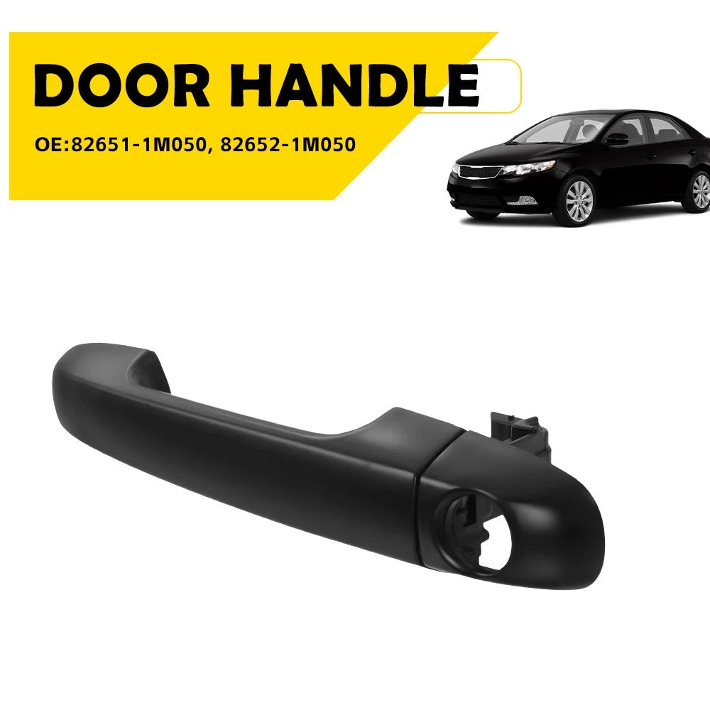 Exterior Door Handle for Kia Forte (2010–2018) - Black, Left Side