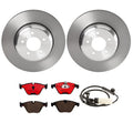 Brembo Front Brake Kit 348mm Disc Rotors Ceramic Pads for BMW E60 E63 E64 (2007–2010)