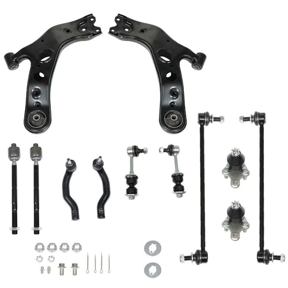 12pc Front Lower Suspension Control Arm Kit for Toyota RAV4 (2006–2018)