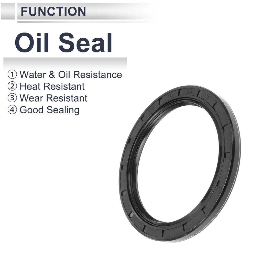Set of 5 Oil Seal Rotary Shaft Seals for Various Models (70x90x7mm)