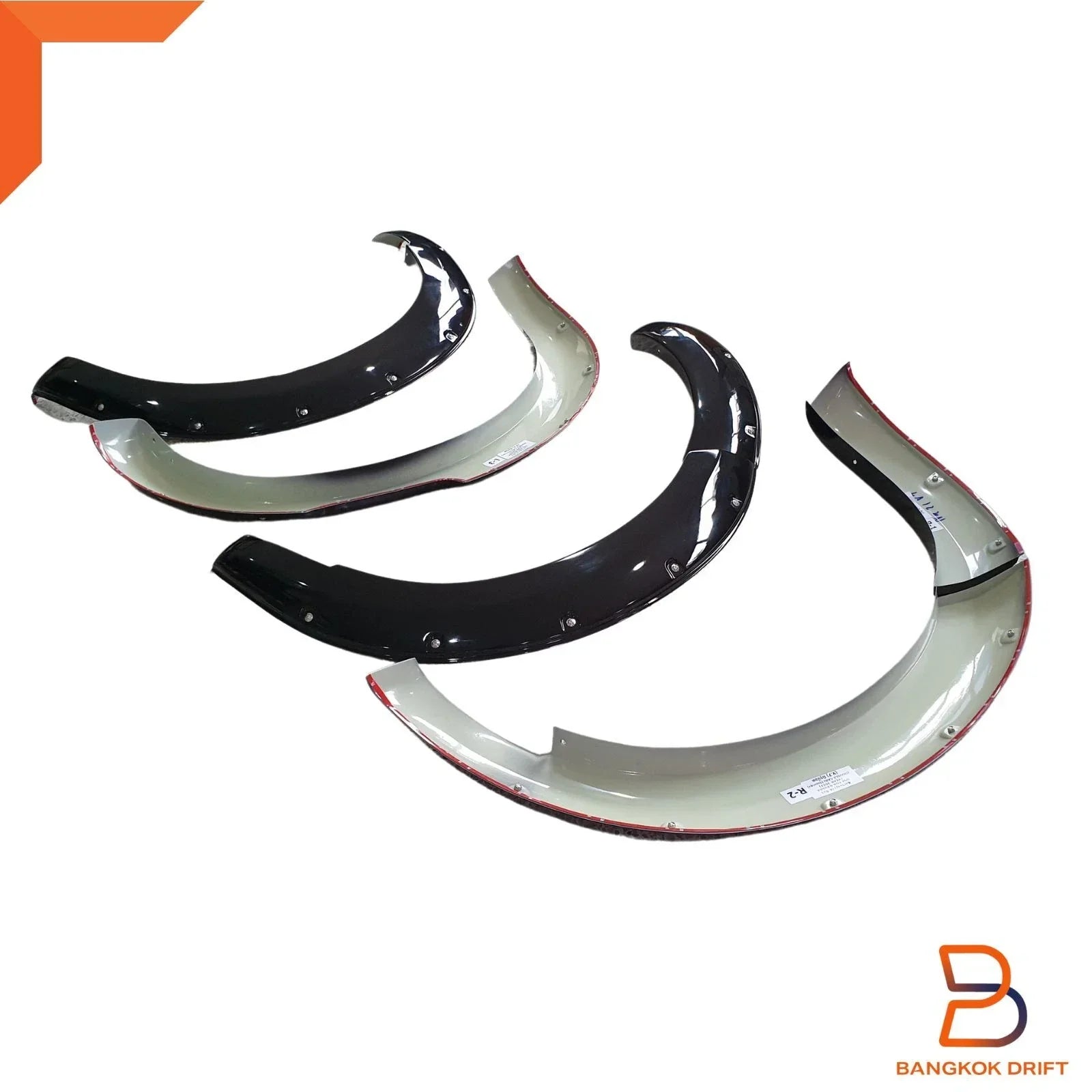 6" Black Bolted Fender Flares for Nissan Navara NP300 D23 (2021-2023)
