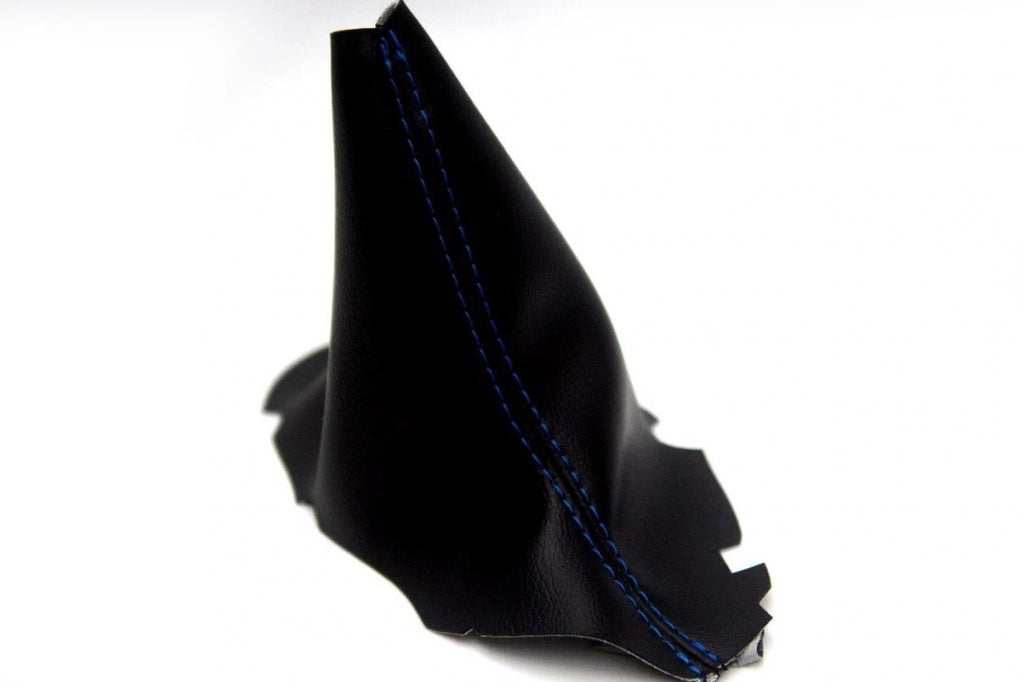 Emergency Brake Boot for Volvo S60 (2005–2008) Blue Stitch Leather Synthetic