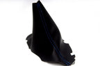 Emergency Brake Boot for Volvo S60 (2005–2008) Blue Stitch Leather Synthetic