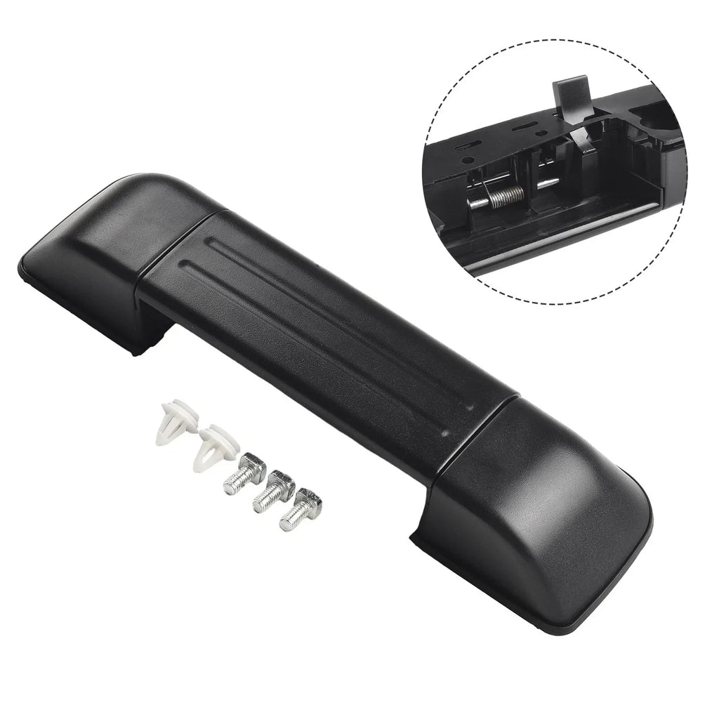 Door Handle / 265x75x80mm / Black Plastic & Iron Tailgate