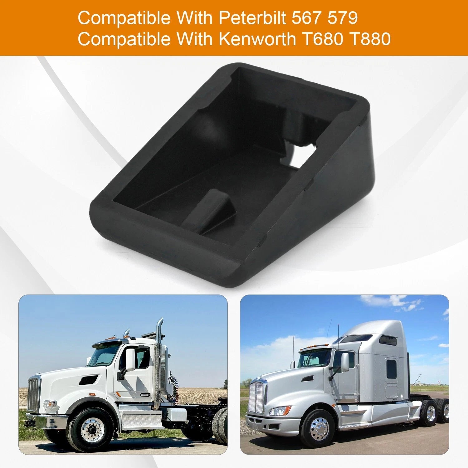 Hood Bumper Support for Peterbilt 567 579 Kenworth T680 T880 (2016–2023)