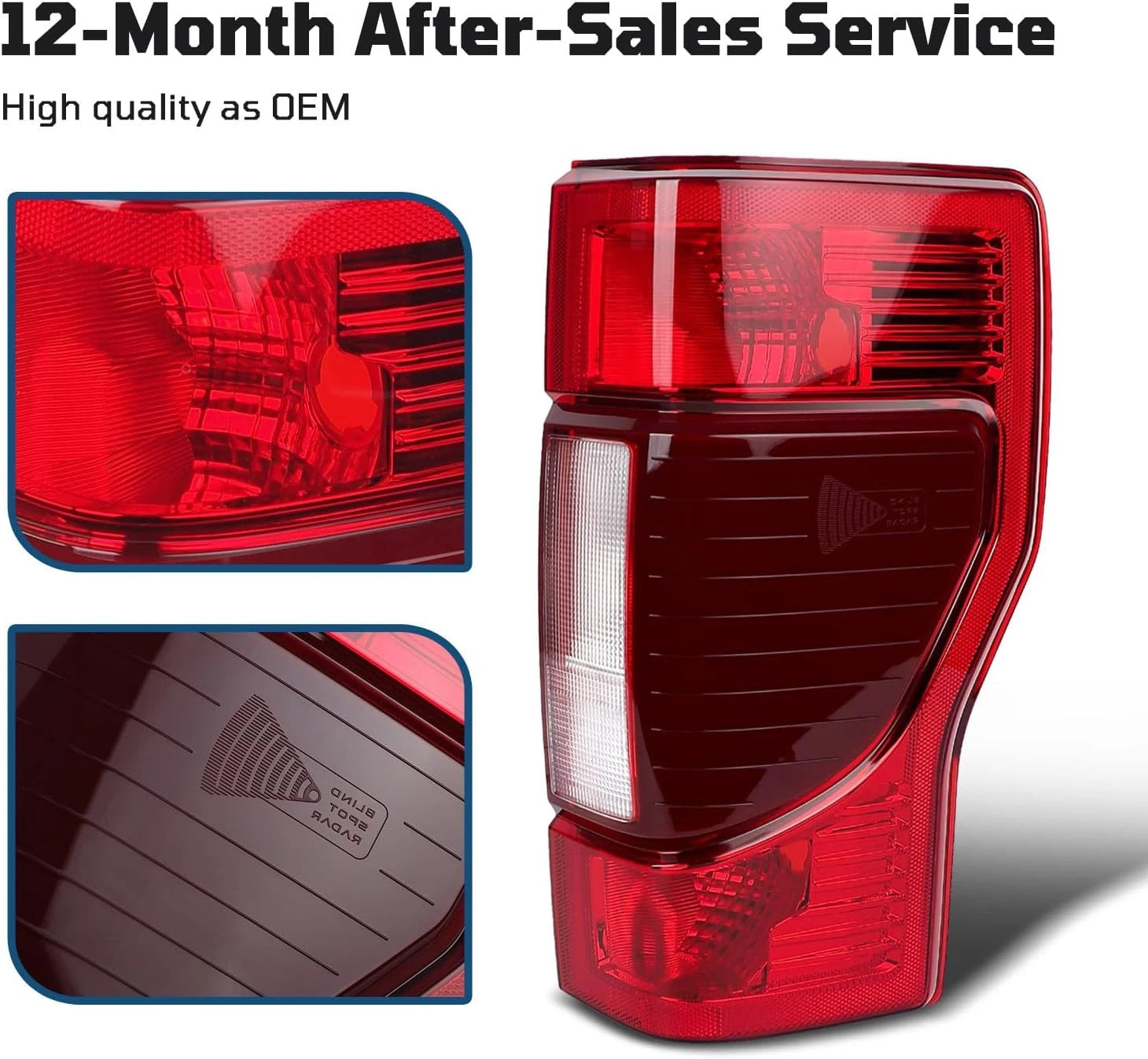 Halogen Tail Light Right Side for Ford F250 F350 F450 Super Duty (2020–2022)