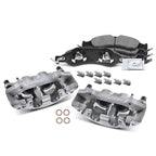 Set of 6 Front Brake Calipers & Pads for Ford Expedition Lincoln Navigator