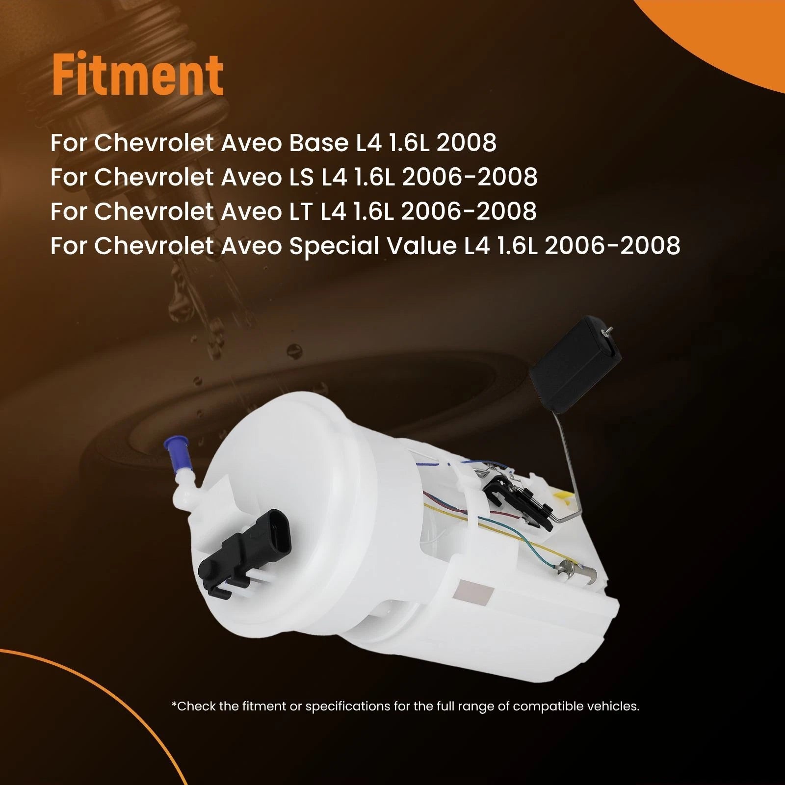 Fuel Pump Module for Chevrolet Aveo (2006–2008) 1.6L