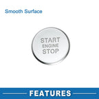 Engine Start Stop Switch Button for Audi A8 (2014–2016) No.4H1905217A Silver
