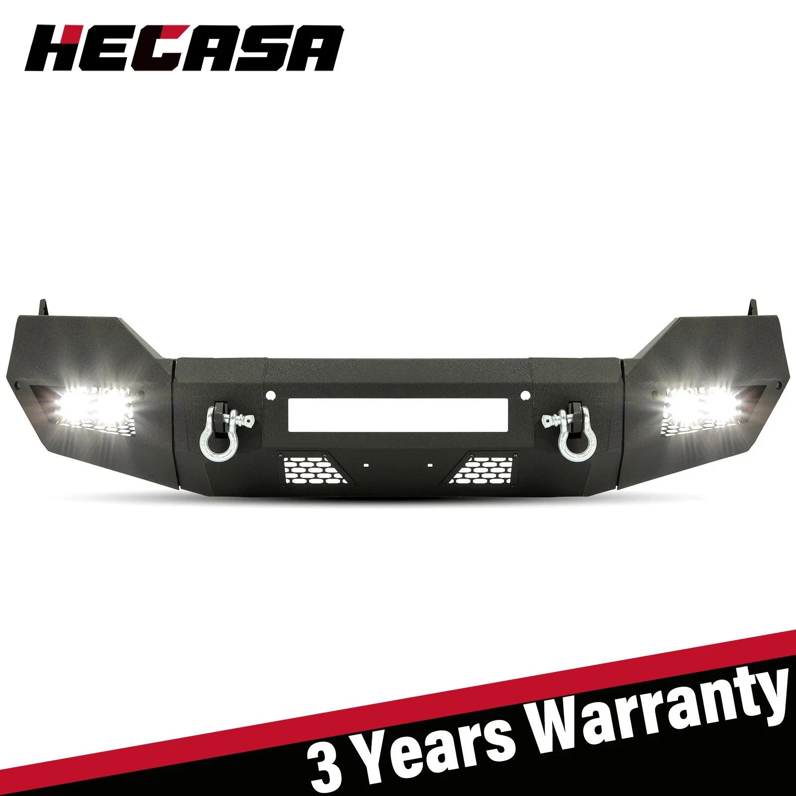 Steel Front Bumper for Dodge Ram 1500 (2013–2023) with LED Lights
