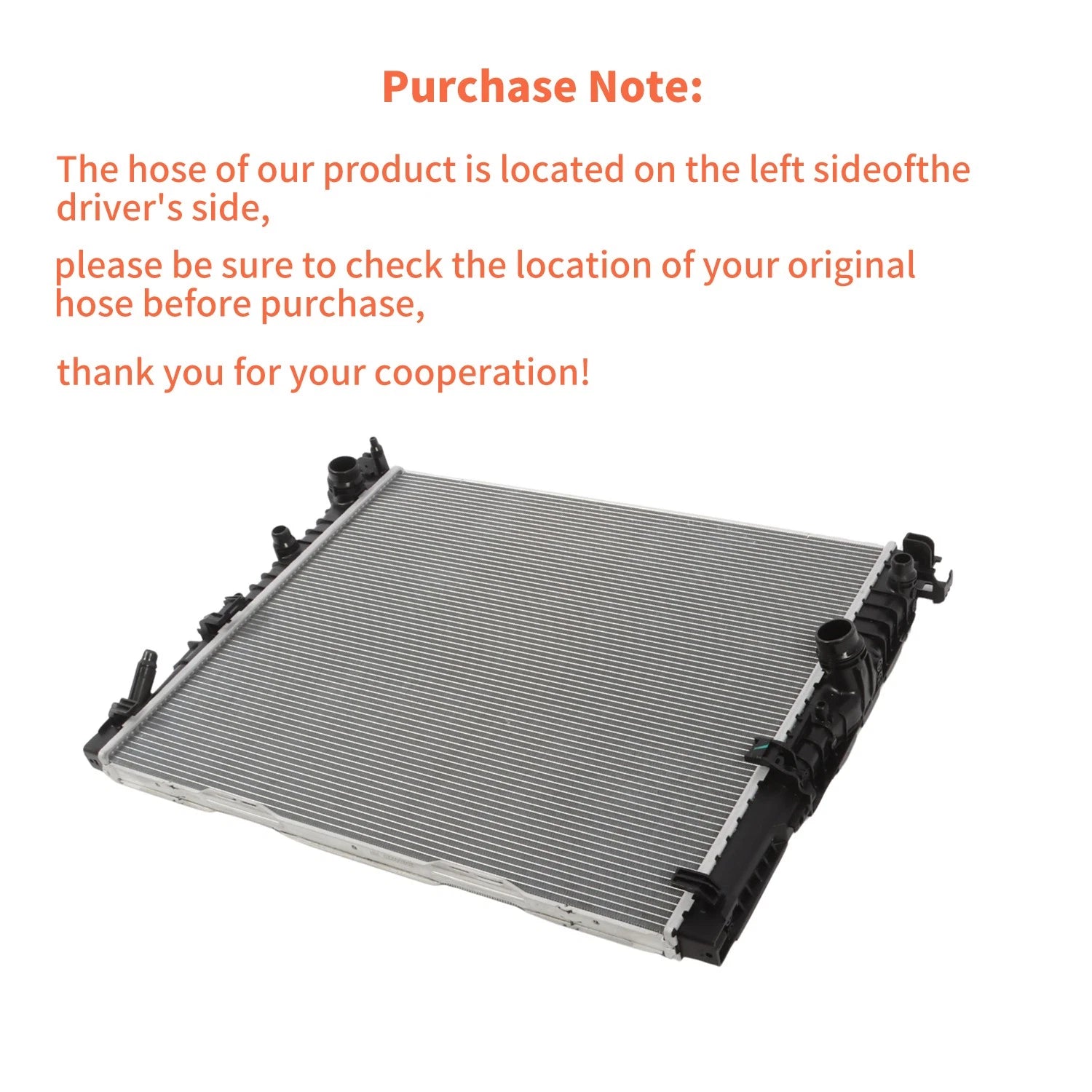 Aluminum Radiator for BMW 520i 530i 540i 640i 740i (17118576997, 17118650745)