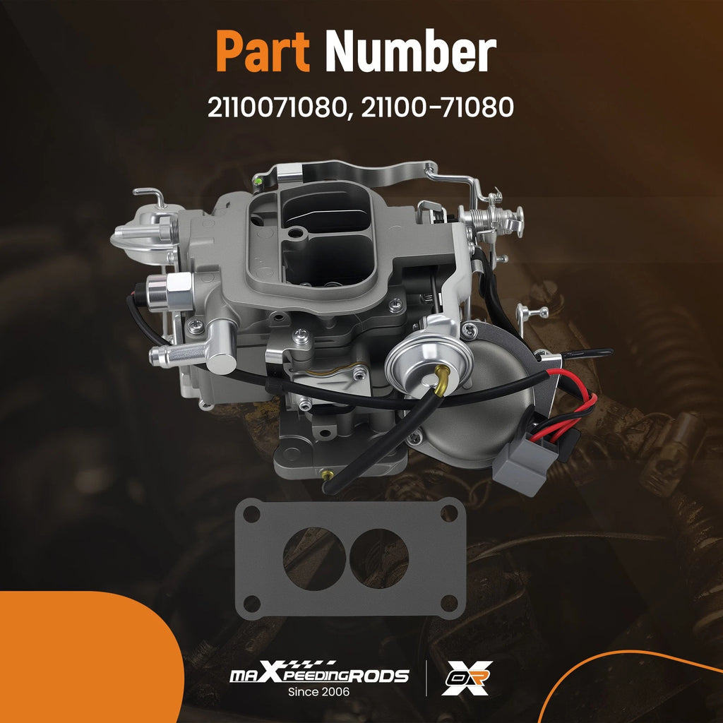 2 Barrel Carburetor Carb 21100-71080 for Toyota Hilux Carina Townace (1982–1998)