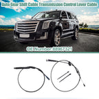 Set of 2 Auto Transmission Control Lever Cables for Chevrolet Suburban (No.88967321)