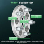 Set of 2 Wheel Spacers 15mm for Subaru BRZ Toyota (2013–2021)