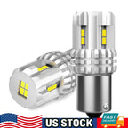 1156 BA15S P21W 2800 Lumens LED Backup Reverse Light Super White 6000K