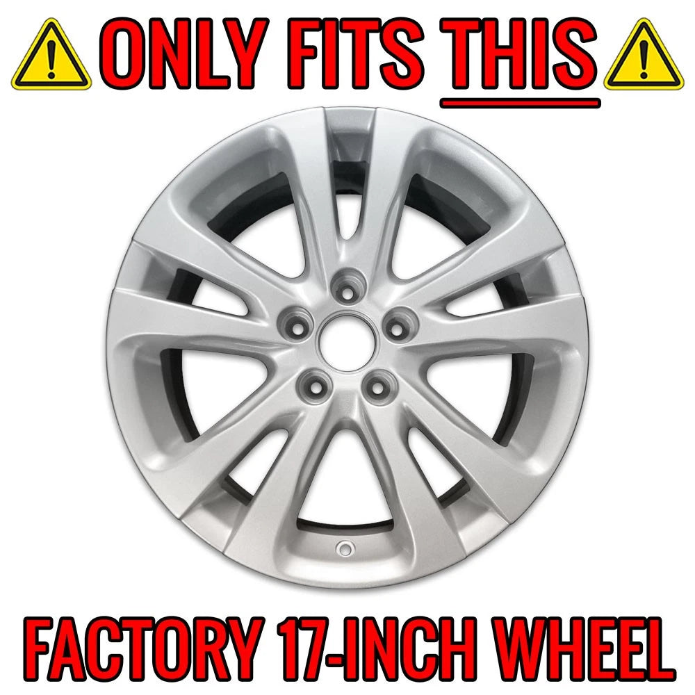 Wheel Skins 17 Inch Set of 4 for Chrome Chrysler 200 (2015–2016)