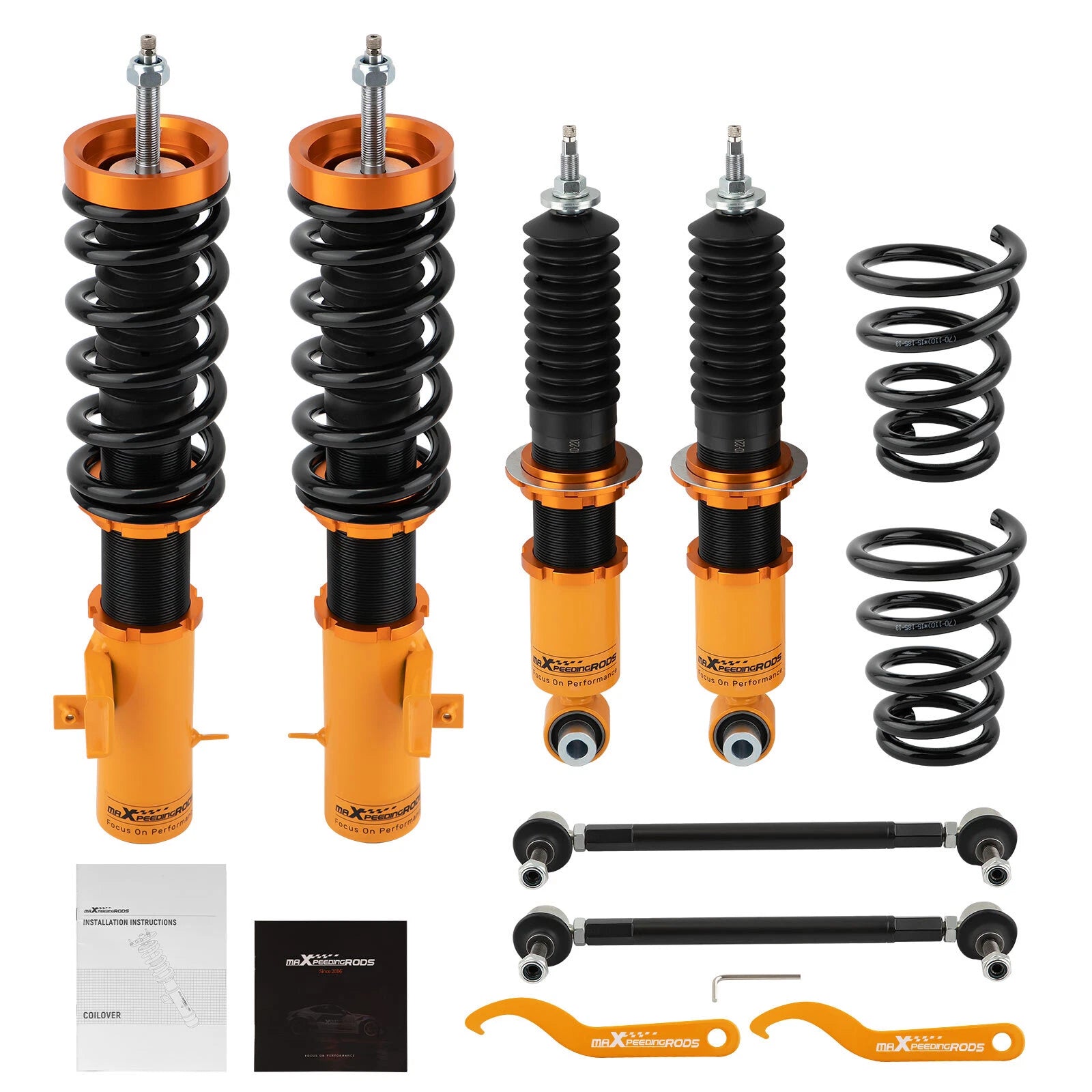 Coilover Lowering Kit with Adjustable Damper for Camaro Coupe (2010-2015)