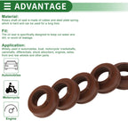 Set of 5 Oil Seal Rotary Shaft Seal FKM Rubber 6x10x3mm