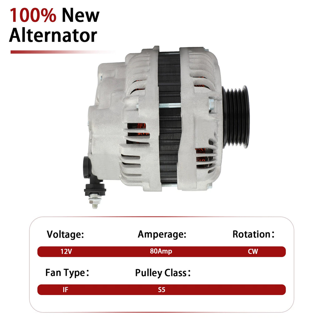Alternator for Suzuki SX4 (2007-2009) 80Amp