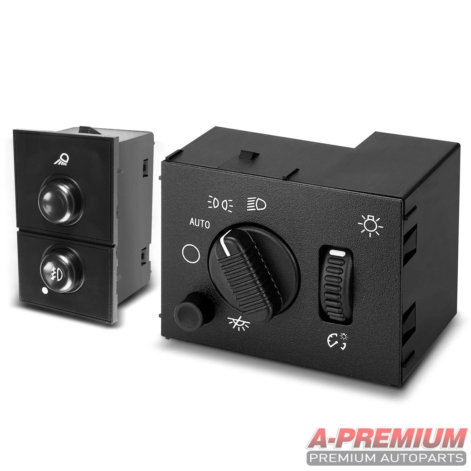 2X Fog Light Switch & Headlight Switch for Cadillac Chevy GMC Sierra