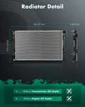 Replacement Aluminum Radiator for Ford Edge (2007–2014) 2973