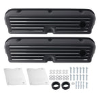 Aluminum Valve Covers for Ford 289 302 351W 5.0L (1962–1985) Black Finned