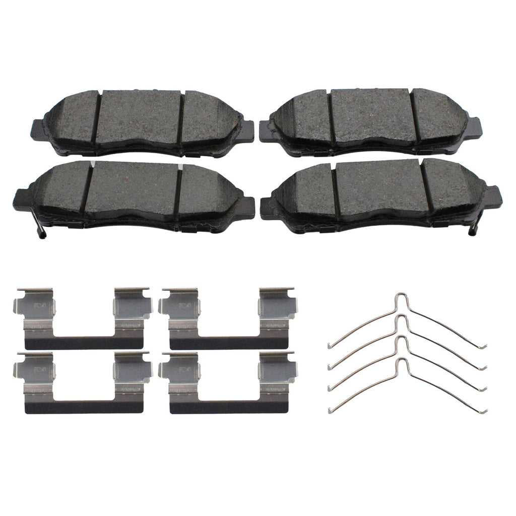 Set of 4 Akebono ProACT Ultra Front Ceramic Brake Pads for GMC Chevrolet Cadillac Buick