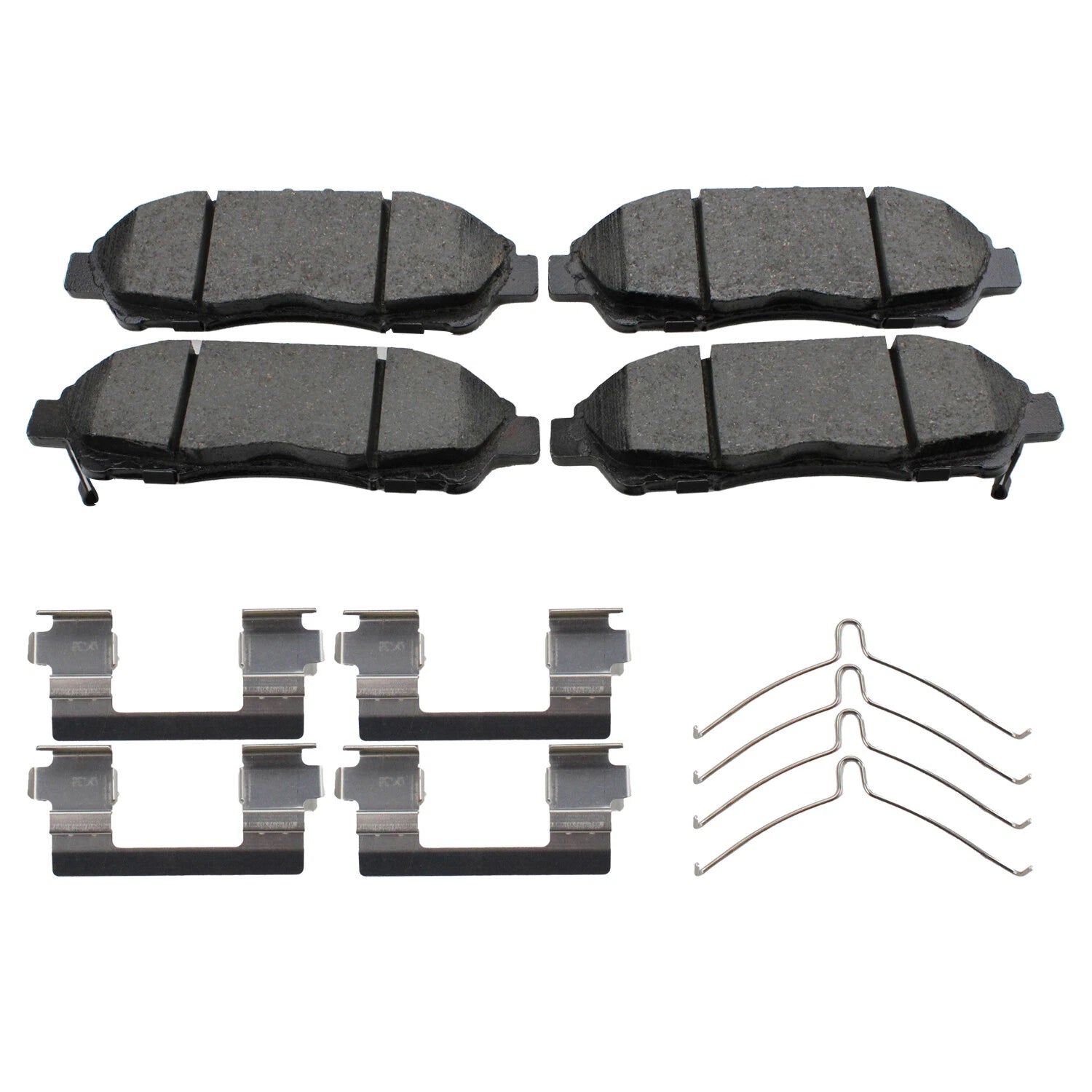 Set of 4 Akebono ProACT Ultra Front Ceramic Brake Pads for GMC Chevrolet Cadillac Buick