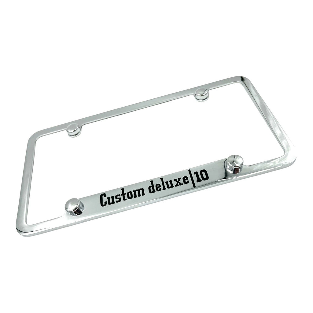 License Plate Frame Licensed for Chevrolet Custom Deluxe (2014–2019)