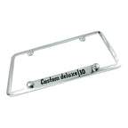 License Plate Frame Licensed for Chevrolet Custom Deluxe (2014–2019)