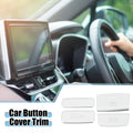 Electronic Handbrake Button Cover Trim for Honda Civic (2022–2023) Aluminum Silver