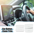 Electronic Handbrake Button Cover Trim for Honda Civic (2022–2023) Aluminum Silver