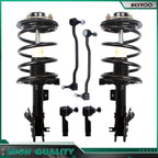 6 Piece Strut Assembly Set with End Links & Tie Rods for Nissan Maxima (2004–2008)
