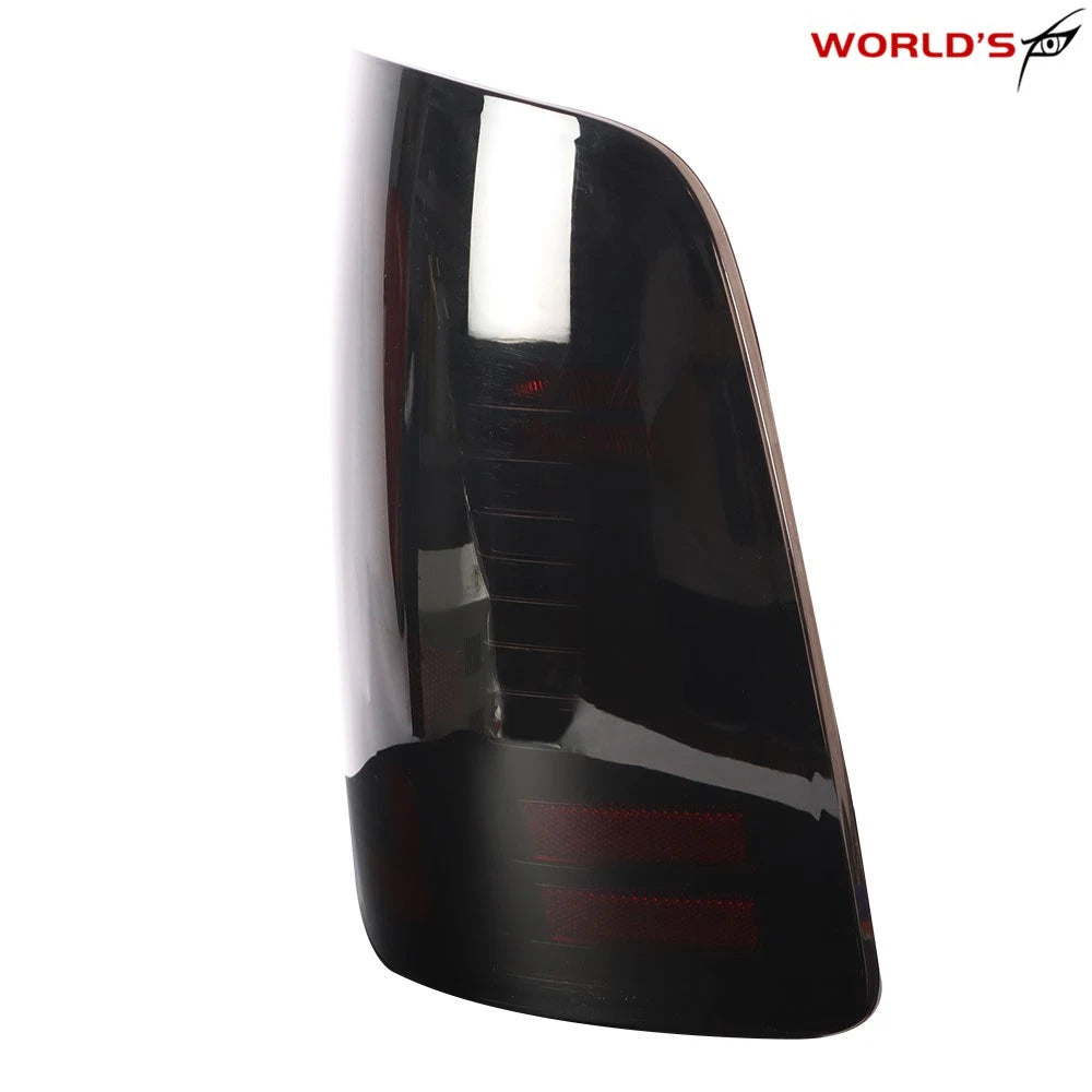 Set of 2 Halogen Tail Lights for Dodge Ram 1500 2500 3500 (2009–2018) Black Soot
