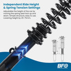 Set of 4 Coilover Shocks for Toyota Camry (2002-2006)