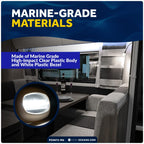 4X Oblong LED Courtesy Lights for Boat Interior