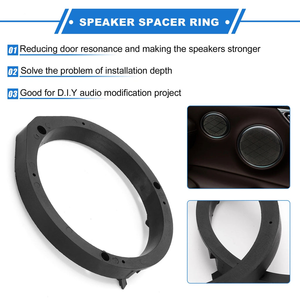 Set of 2 Speaker Spacer Rings for Honda Civic (6.5'')
