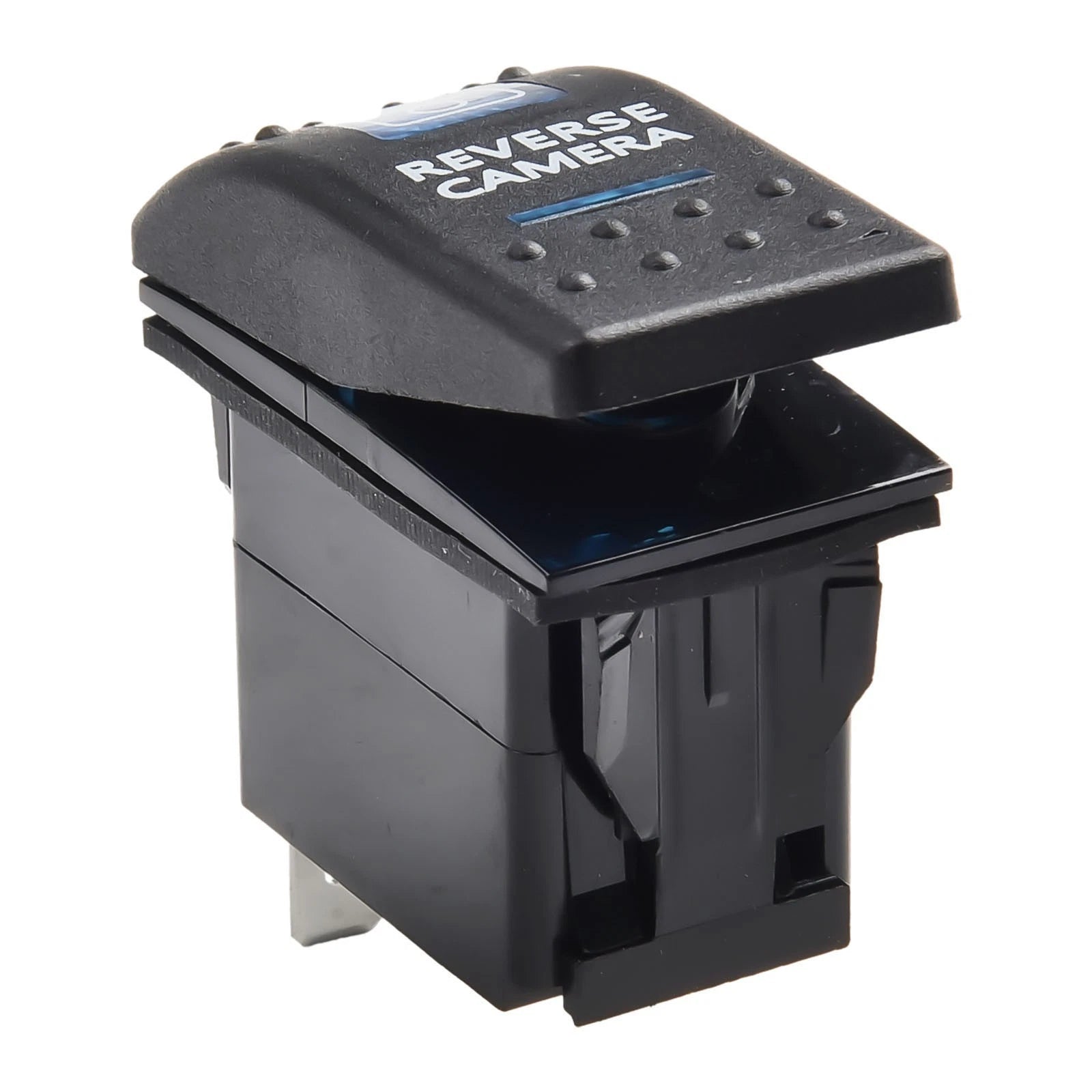 Blue LED Rocker Switch for Car Boat Truck (Compatible with )