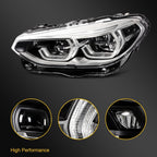 Left Full LED Headlight w/AFS for BMW X3 xDrive30e (2020–2021)