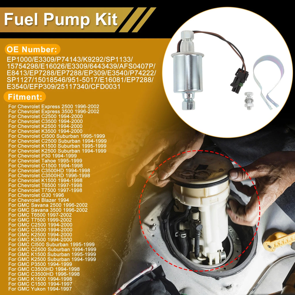 Fuel Pump for Chevrolet Express 2500 (1996–2002) Replaces EP1000