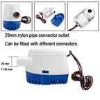 12V Automatic Submersible Bilge Water Pump for Boat (1100GPH)
