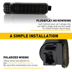 4X Smoked LED Interior Door Lights for Silverado Sierra (1999–2006)