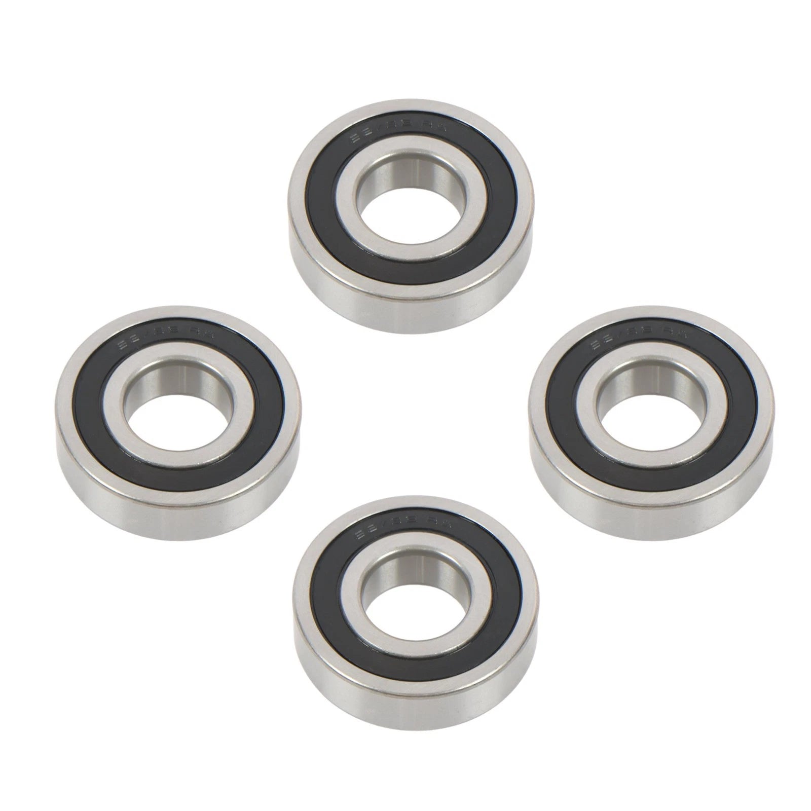 Set of 4 Deep Groove Ball Bearings for Various Applications (32×75×20mm)