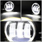 LED Halo DRL Projector Turn Signal Fog Lights for Jeep Wrangler JK (2007–2018)