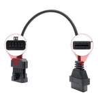 10 Pin to 16 Pin OBD2 Connector Adapter Cable for OPEL 1988-1996