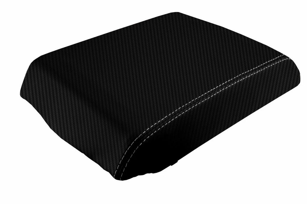 Carbon Fiber Console Lid Armrest Cover for Hummer H2 (2005–2007)