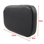 Black Motorcycle Sissy Bar Backrest Cushion Pad for Harley Chopper